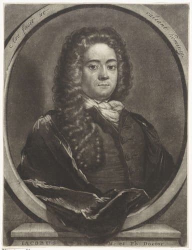 Portret van de arts Jacob Roman by Pieter Schenk (I)