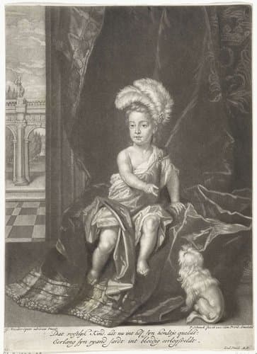 Portret van William van Gloucester by Pieter Schenk (I)