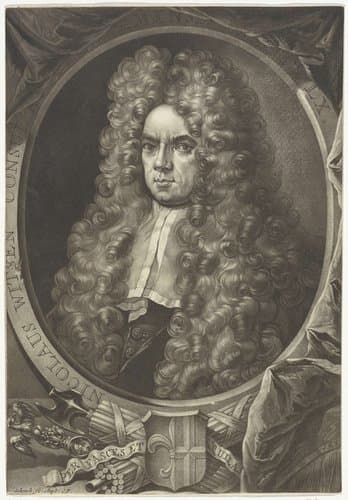 Portret van Nicolaes Cornelisz. Witsen by Pieter Schenk (I)