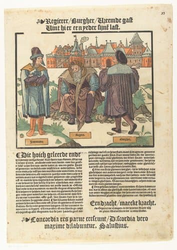 Regierer/Burgher/Vreemde gast Vint hier een yeder sijne[n] last by anonymous