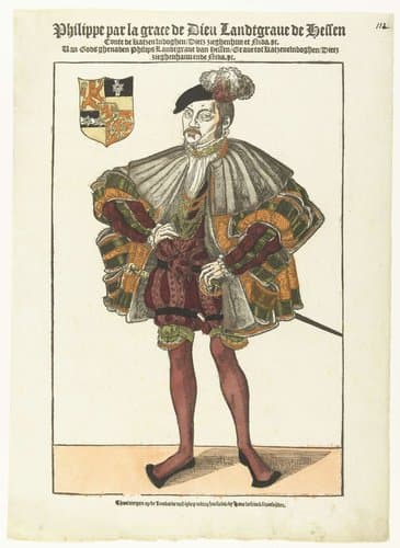 Portret van Filips van Hessen by Hans Liefrinck (I)