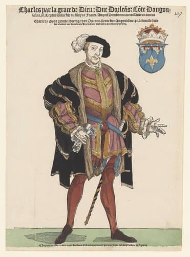 Portret van Karel van Orléans by Hans Liefrinck (I)