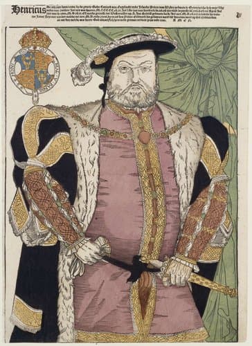 Portret van Hendrik VIII van Engeland by Cornelis Anthonisz.