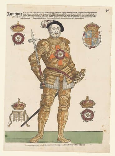 Portret van Hendrik VIII van Engeland by Hans Liefrinck (I)