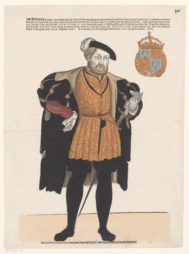 Portret van Hendrik VIII van Engeland by Cornelis Anthonisz.