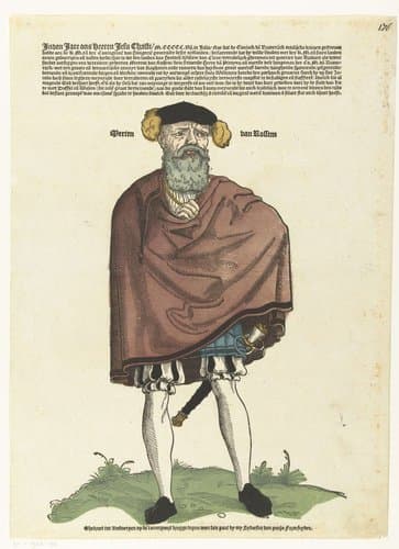 Portret van Maarten van Rossum by Cornelis Anthonisz.