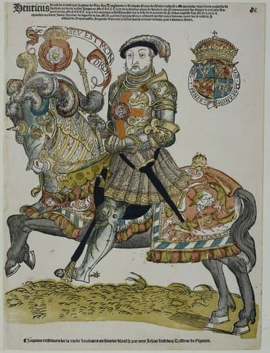Portret van Hendrik VIII van Engeland by Hans Liefrinck (I)