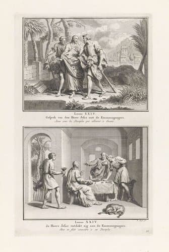 Emmaüsgangers / Maaltijd in Emmaüs by Pieter Tanjé