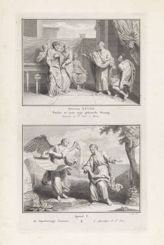 Paulus in Rome / Johannes op Patmos by Pieter Tanjé
