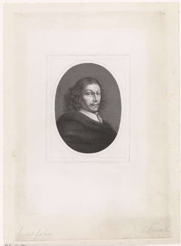 Portret van de schilder Frans van Mieris (I) by Edouard Taurel