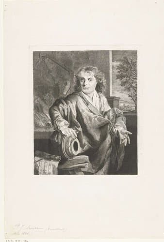 Portret van een kanongieter by Petrus Johannes Arendzen