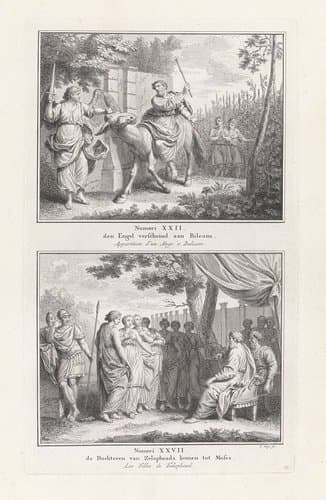 Ezel van Bileam / De dochters van Selofchad by Pieter Tanjé