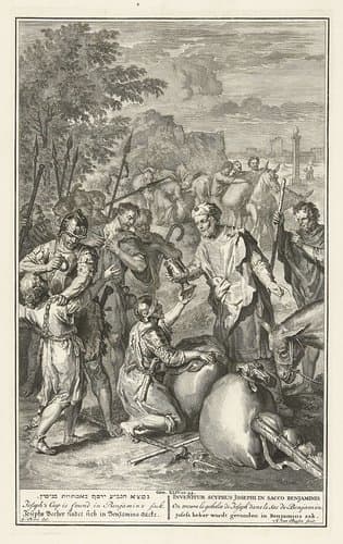 Jozefs beker wordt gevonden in Benjamins zak by Andries van Buysen (Sr.)