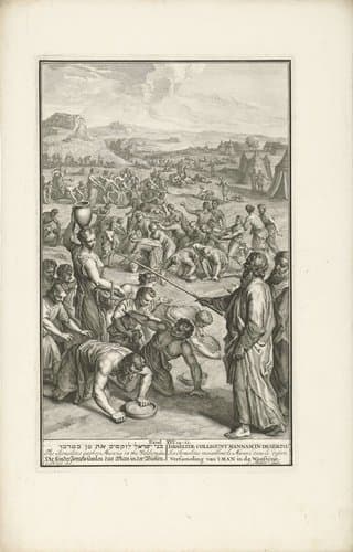 Verzamelen van het manna by Joseph Mulder