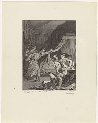 Mislukte aanslag op de prins van Oranje by Theodoor Koning