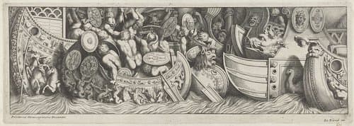 De aankomst van de Etrusken in Latium (kopieën) by anonymous