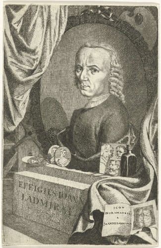 Zelfportret van Jan l'Admiral