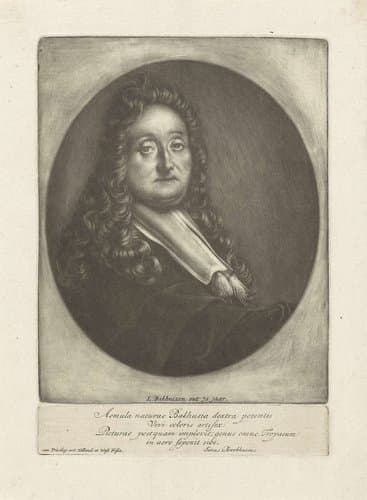 Zelfportret van Ludolf Bakhuysen by Jacob Gole