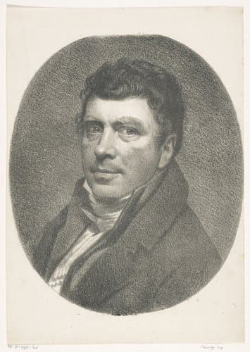 Zelfportret van Willem Bartel van der Kooi by Willem Bartel van der Kooi