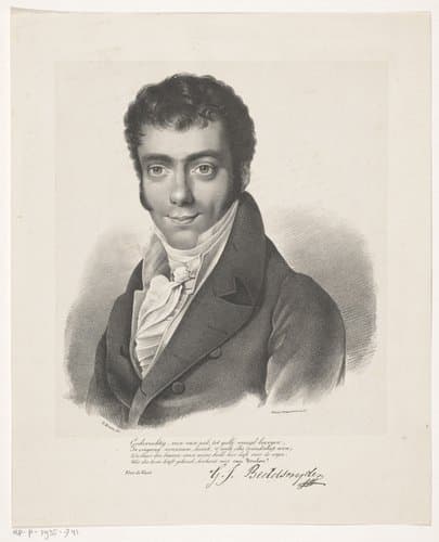Portret van Louis Martinus Toulon by Christiaan Kramm