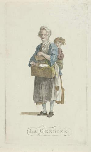 Vrouw en kind met cavia by Jan Kobell (I)