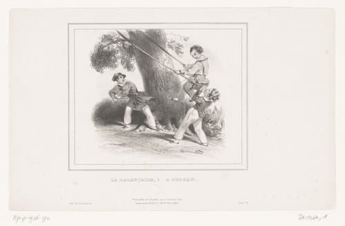 Kinderspelen by Achille Devéria
