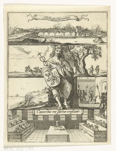Gebeurtenissen uit het jaar 1651 by Dirck de Bray