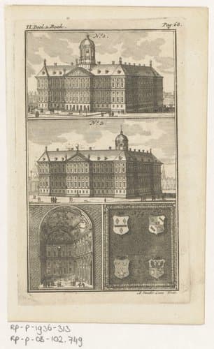 Stadhuis op de Dam by Adolf van der Laan
