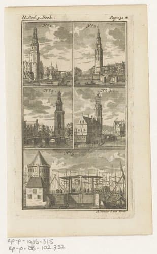Torens te Amsterdam by Adolf van der Laan