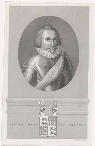 Portret van Filips by Edouard Taurel