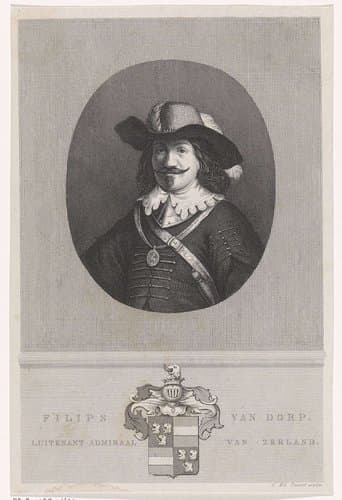 Portret van de luitenant-admiraal Philips van Dorp by Edouard Taurel