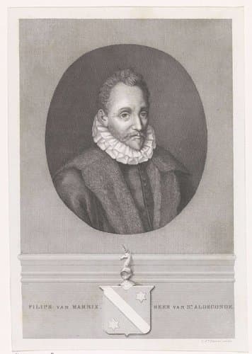 Portret van Philips van Marnix, heer van Sint-Aldegonde by Edouard Taurel
