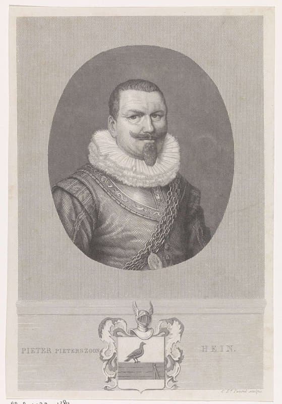 Portret van Piet Hein by Edouard Taurel