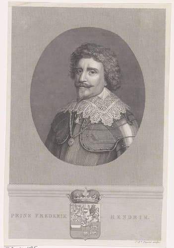 Portret van Frederik Hendrik by Edouard Taurel