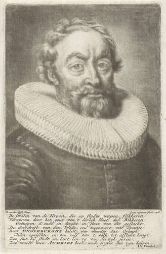 Portret van Andries Bicker by Johannes van Vilsteren