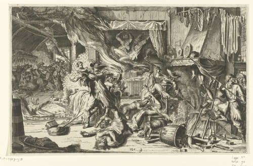 Wreedheden in een boerenhoeve by anonymous