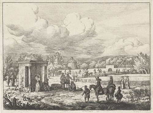 Gezicht op de bron van Watroz by Allaert van Everdingen