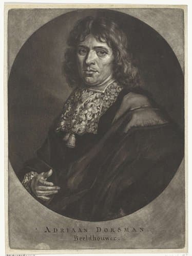 Portret van Adriaan Dortsman by Pieter van der Plas (II)