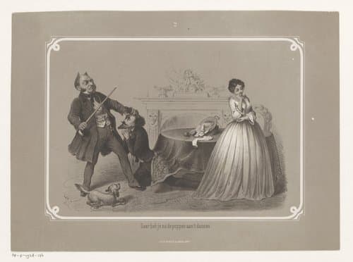 Spreekwoord: de poppen aan het dansen hebben by Johannes Henderikus Morriën