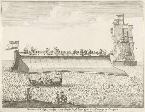 Kameel of scheepslichter by anonymous