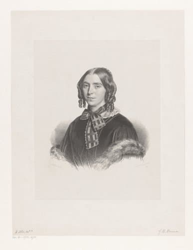 Portret van een onbekende vrouw by Johan Heinrich Neuman