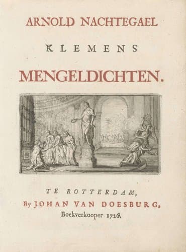 Apollo en de Muzen by Clemens Nachtegaal