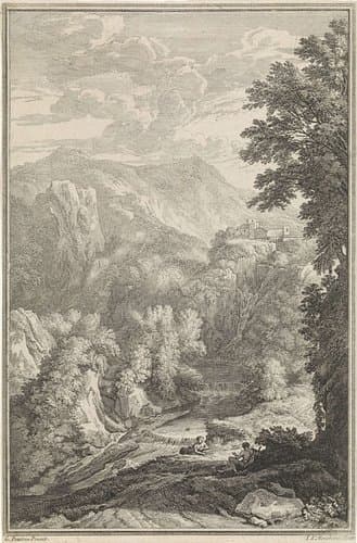 Arcadische landschappen by Isaac de Moucheron
