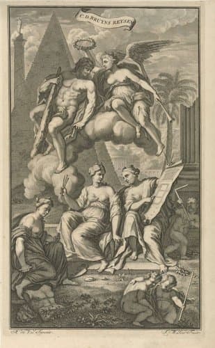 Titelpagina voor: Cornelis de Bruyn, Reizen van Cornelis de Bruyn, door de vermaardste deelen van Klein Asia, 1698 by Joseph Mulder