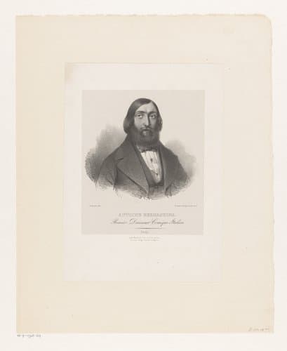 Portret van Antonio Bernaskina by Michel Mourot
