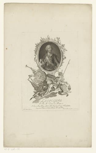 Portret van Leopold Joseph von Daun by Johann Esaias Nilson