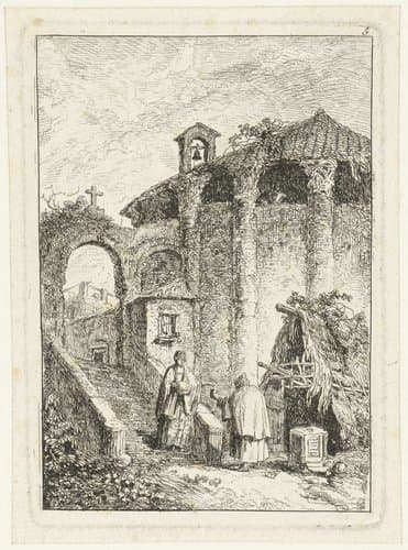 Romeinse gezichten by Hubert Robert