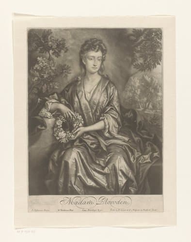 Portret van Sarah Chicheley by William Faithorne (I)
