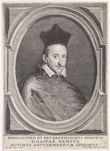Portret van bisschop Gaspar Nemius by Jacob Neefs