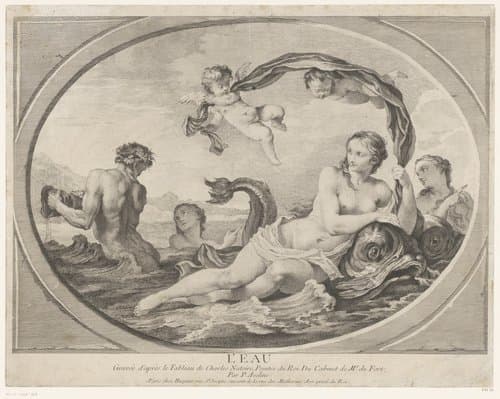 Allegorische voorstelling met Amphitrite by Pierre Alexandre Aveline